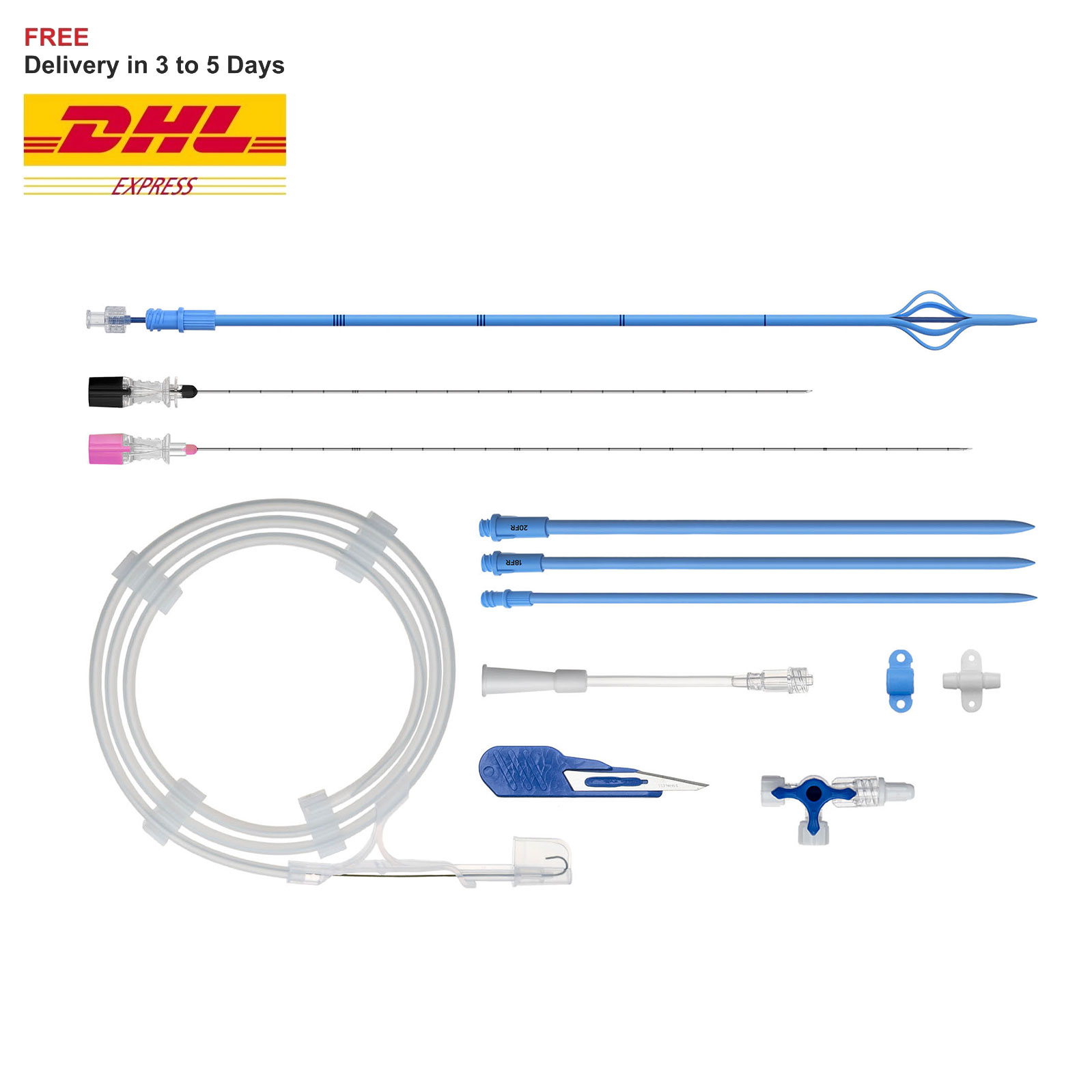 4A Malecot Nephrostomy Kit